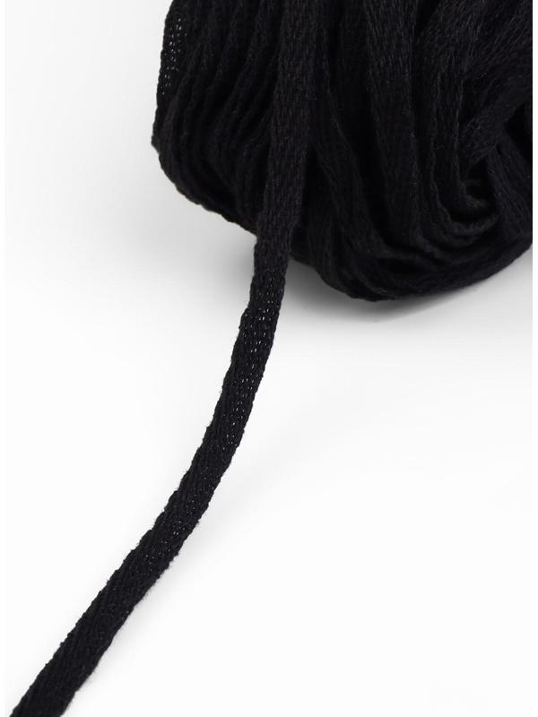 Лента киперная, 5 мм, 100 ± 1 м, цвет чёрный