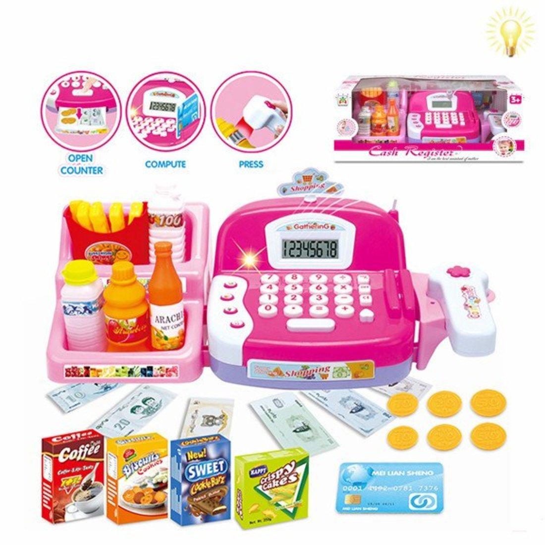 Игр. наб. Мой Магазин, свет, звук, в компл. 29 предм., эл пит. ААх5шт. не вх.
в компл.