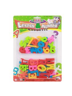 Игр. набор Буквы и цифры, 60 предм. в ассорт., блистер