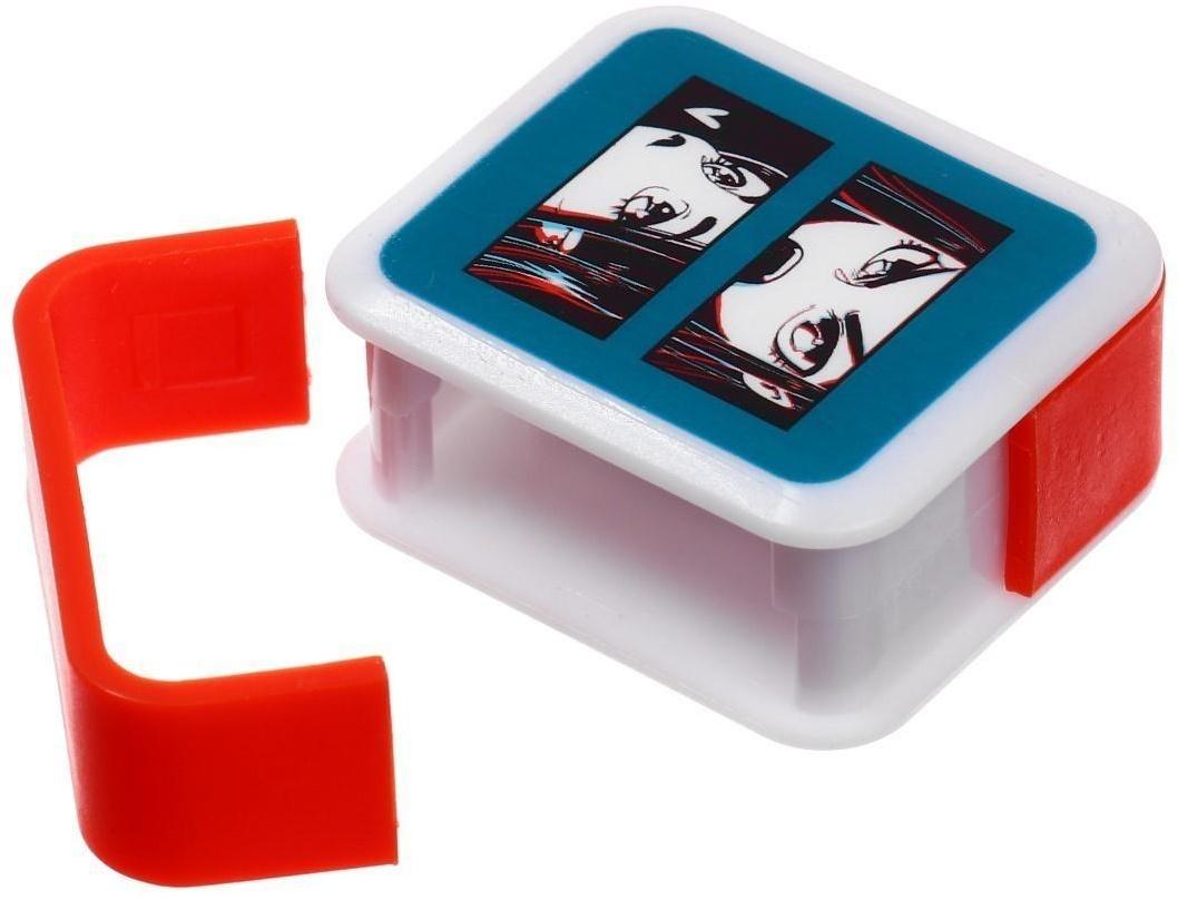 Точилка пластиковая MESHU Kawaii, 1 отверстие, МИКС