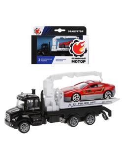 Эвакуатор ин., металлическая кабина, металлическая мини машина, черн.