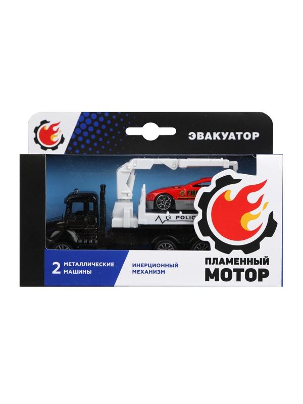 Эвакуатор ин., металлическая кабина, металлическая мини машина, черн.