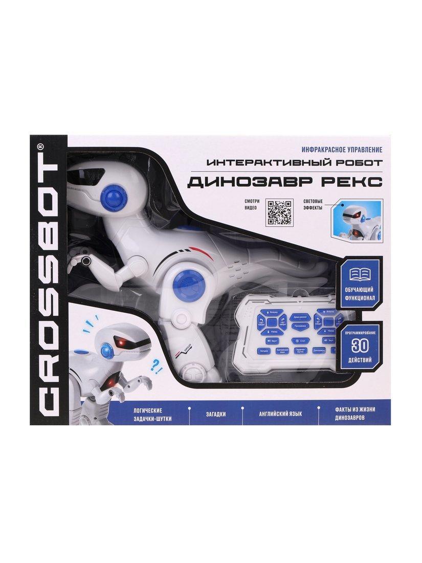 Робот интерактивный Динозавр Рекс, ИК-управление, аккум., обучающий
функционал,русская озвучка