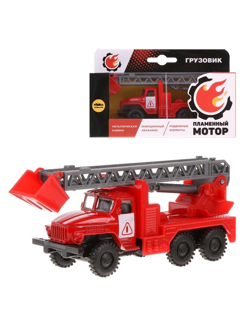 Грузовик мет. ин. Пожарная машина, подвижные элементы