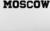 Термоаппликация «MOSCOW», 8 × 6 см - размер буквы, цвет белый