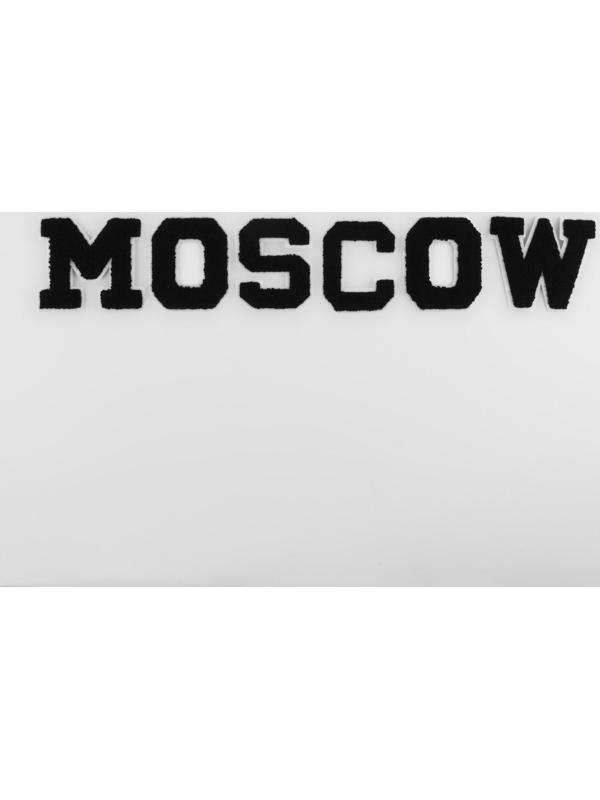 Термоаппликация «MOSCOW», 8 × 6 см - размер буквы, цвет белый