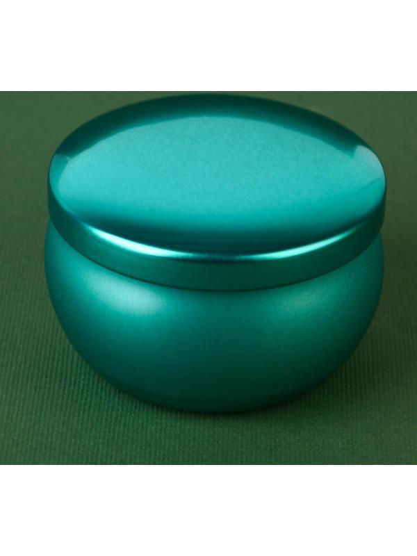 Новогодняя свеча в банке «Зима - время уюта», яблоко, высота 4 см