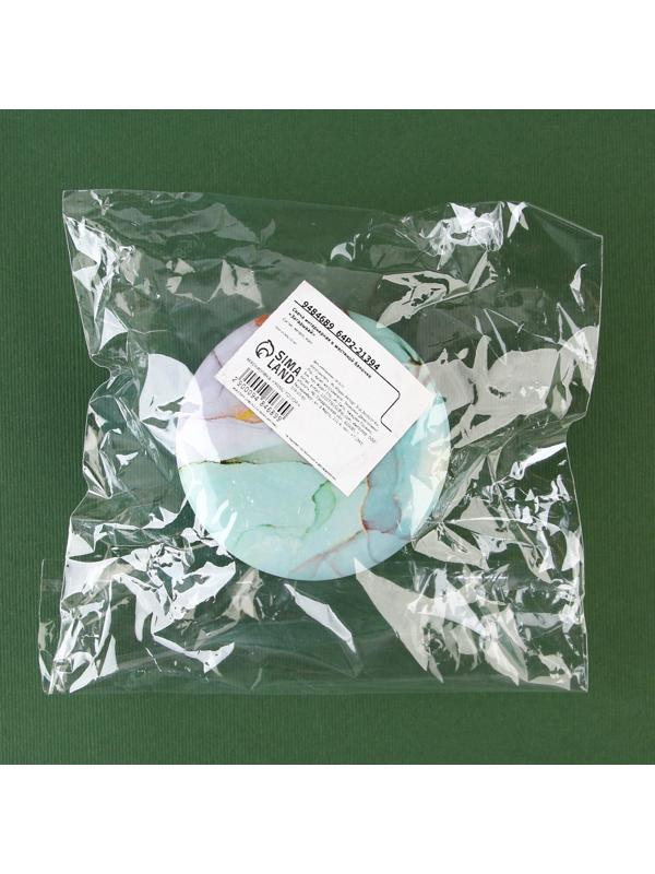 Новогодняя свеча в банке «Загадывай», еловые шишки, высота 5 см