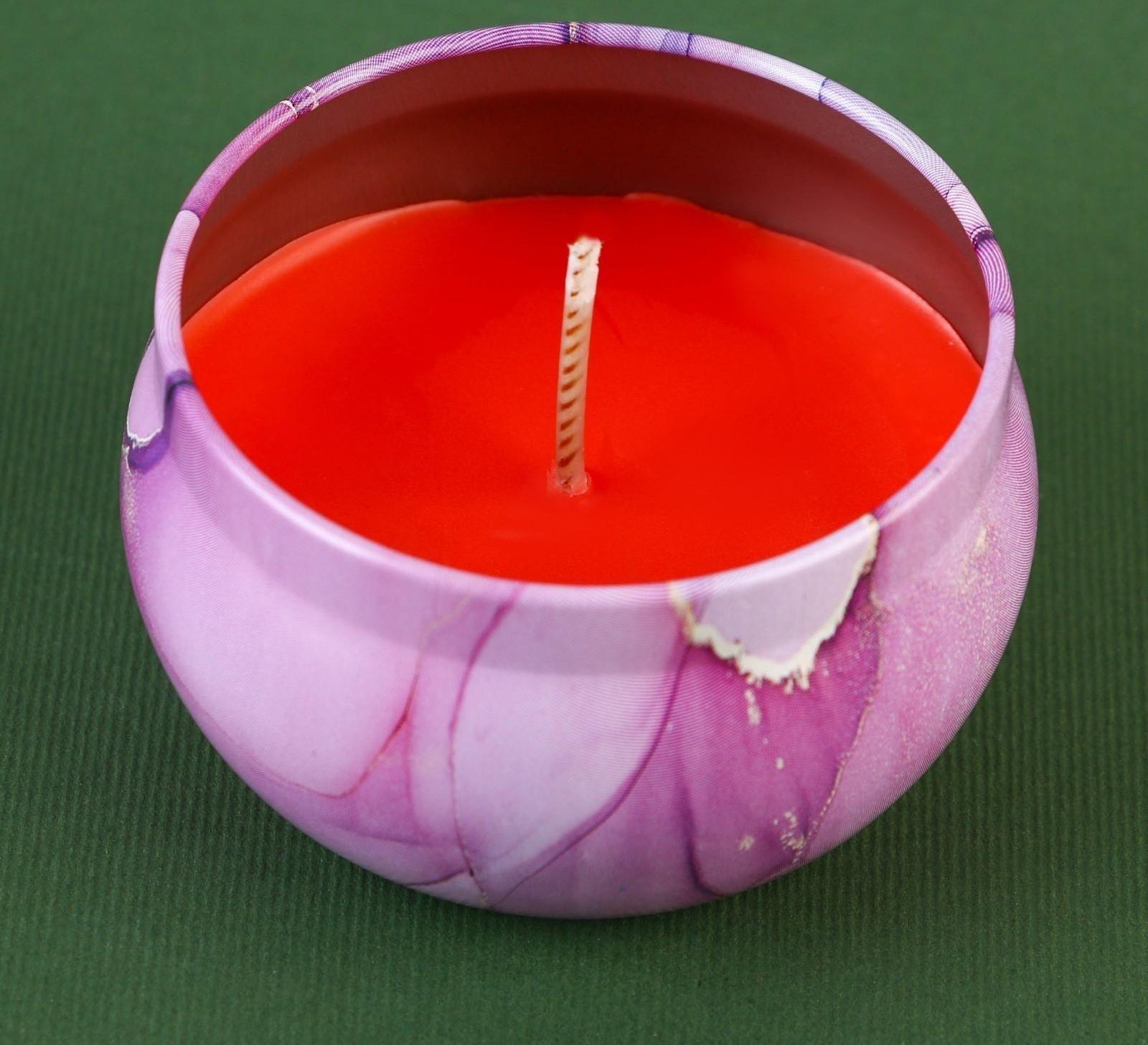 Новогодняя свеча в банке «Всё сбудется» , мандарин, высота 5 см