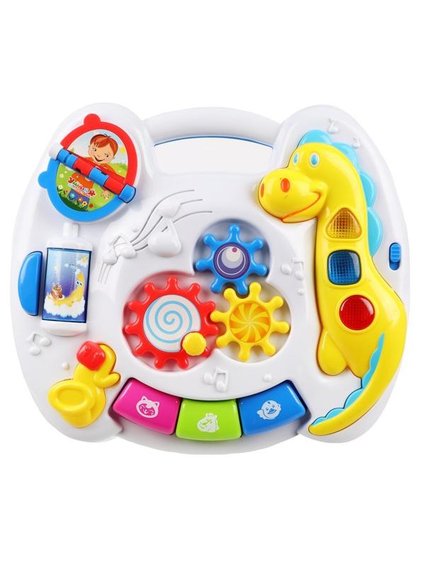 Столик развивающий Динозаврик, свет, звук. Элементы питания AA*3шт. не входят
в комплект