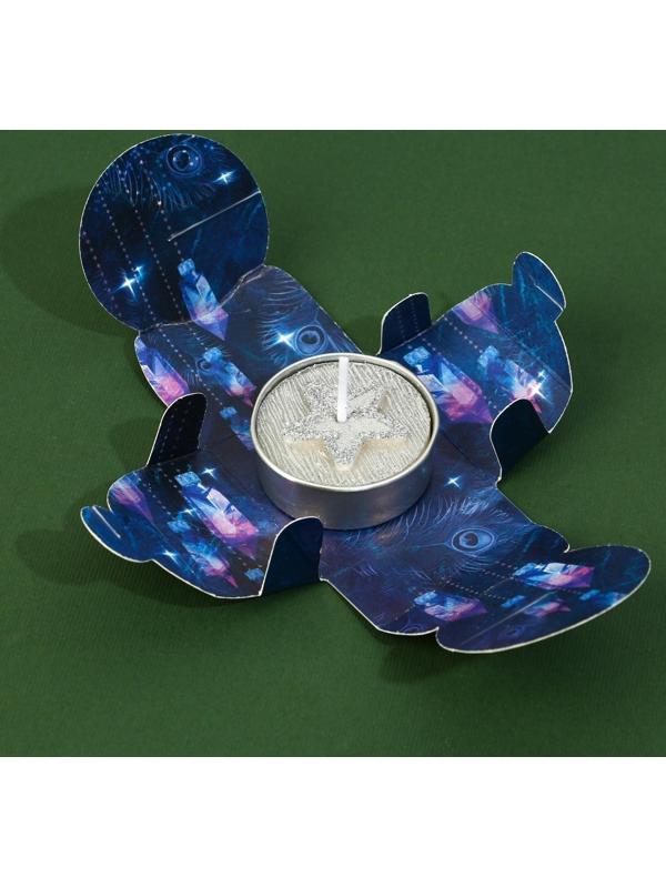 Свеча чайная «Праздничная», без аромата, d = 4 см