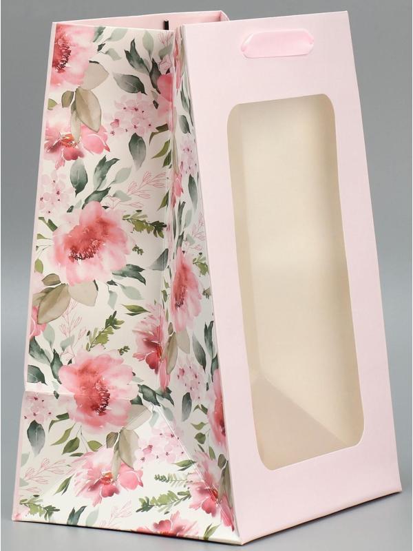 Пакет ламинированный «Подарок», 20 × 30 × 16 см