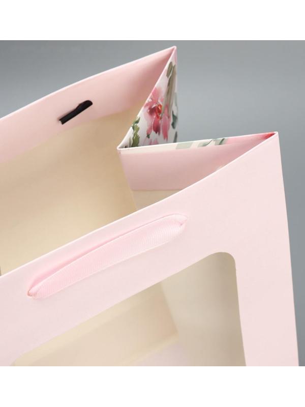 Пакет ламинированный «Подарок», 20 × 30 × 16 см