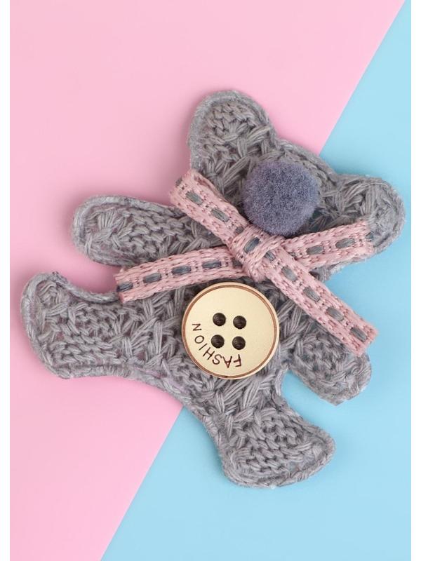 Аппликация «Мишка», 5 × 4,5 см