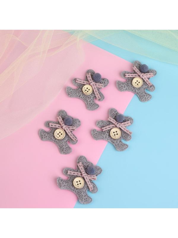 Аппликация «Мишка», 5 × 4,5 см