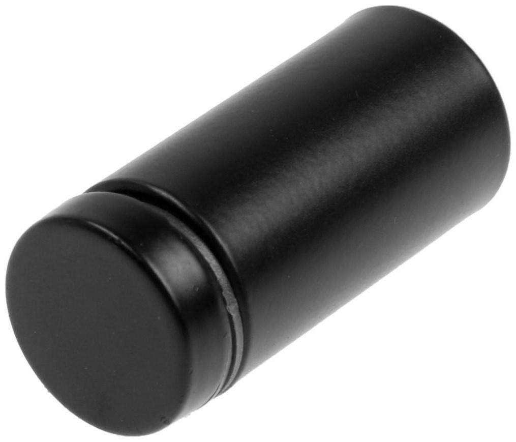 Дистанционный держатель для табличек, 19х40 мм, цвет черный, набор 6 шт.