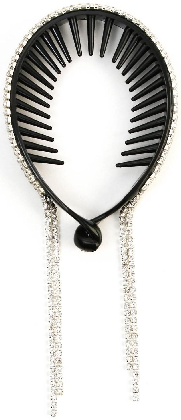 Зажим для волос со стразами «For you», 12.5 х 7 х 1.5 см