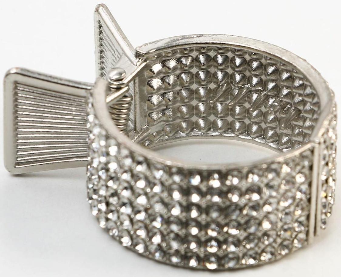 Зажим для волос со стразами «Нежность», 3,5 х 4,5 х 1.5 см