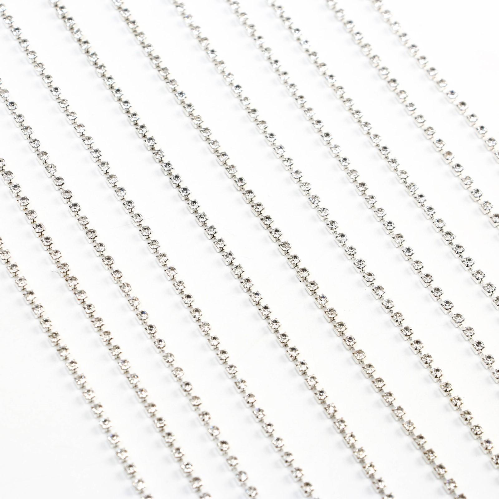 Ободок для волос со стразами «Блистай», длина цепочек 42 см