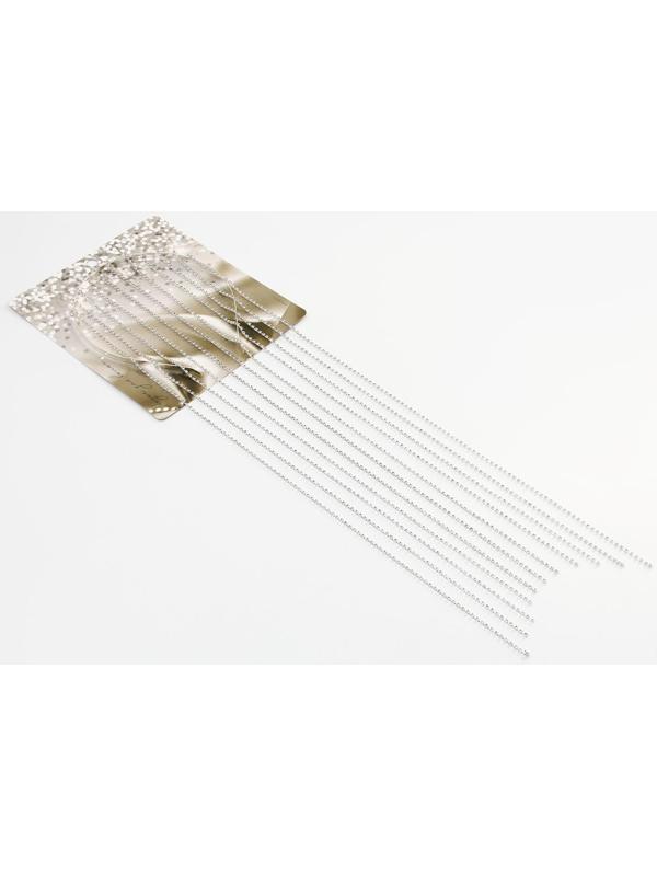 Ободок для волос со стразами «Блистай», длина цепочек 42 см