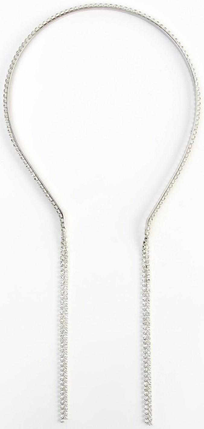 Ободок для волос со стразами «Ты прекрасна», длина цепочек 13,5 см.