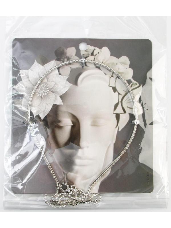 Ободок для волос со стразами «Ты прекрасна», длина цепочек 13,5 см.