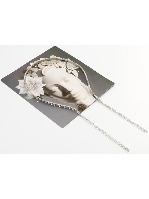 Ободок для волос со стразами «Ты прекрасна», длина цепочек 13,5 см.