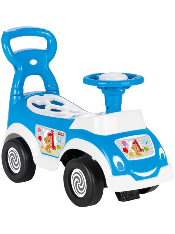 Машинка-каталка сортер, цвет голубой