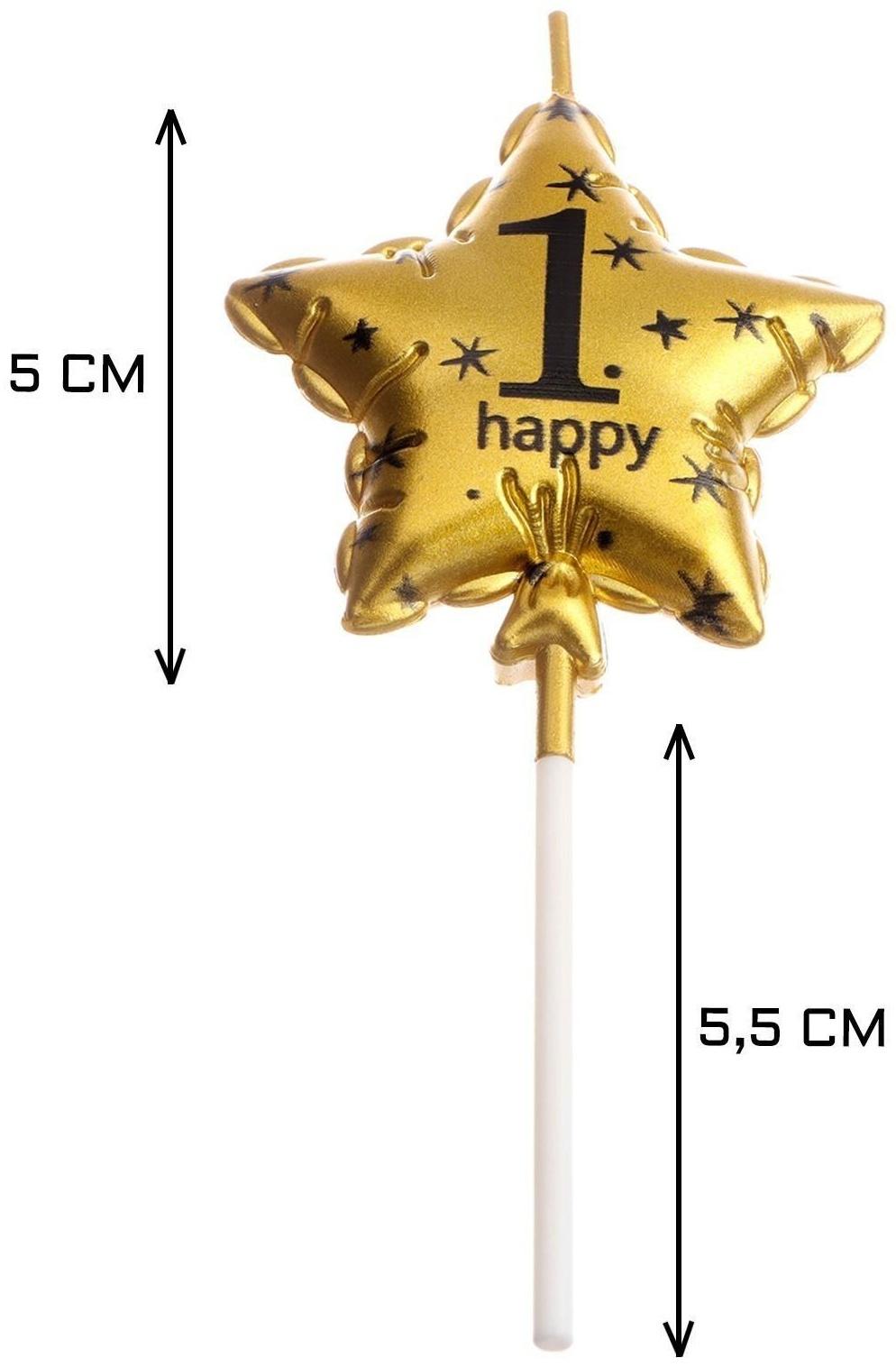 Свеча в торт на шпажке 