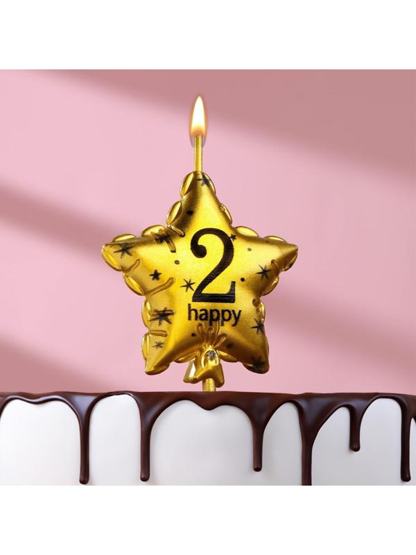 Свеча в торт на шпажке 