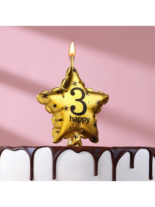 Свеча в торт на шпажке 