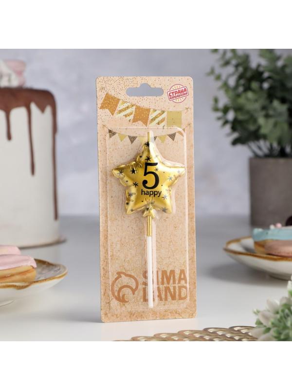 Свеча в торт на шпажке 