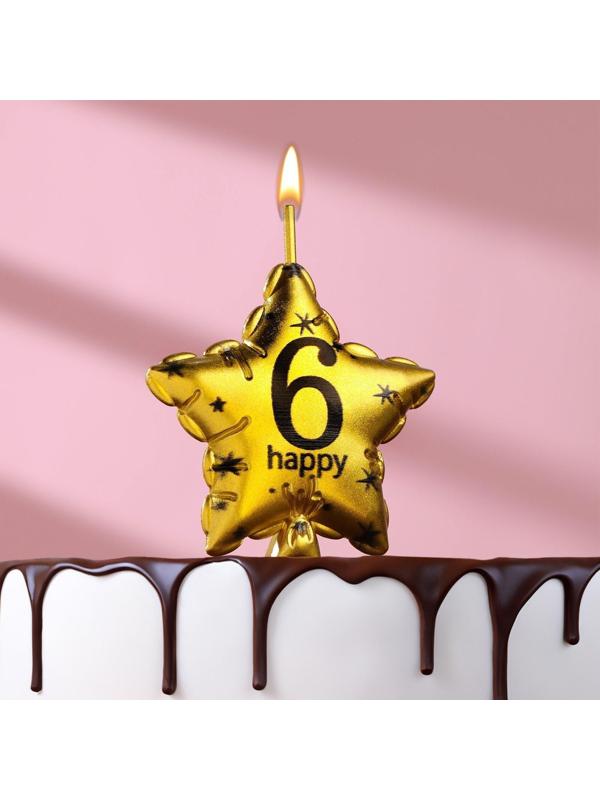 Свеча в торт на шпажке 