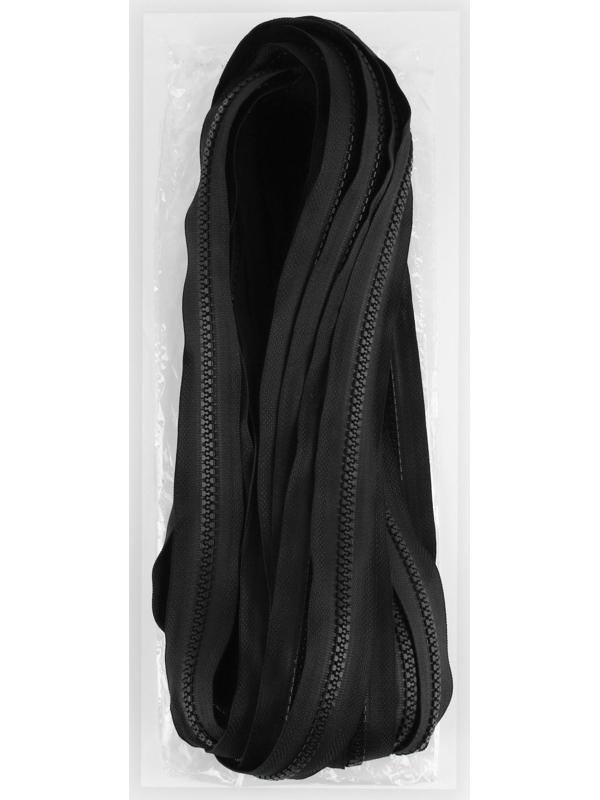 Молния рулонная «Трактор», №8, 10 м, цвет чёрный