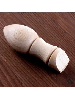 Музыкальная игрушка свисток «Деревянный свисток» 10,5 × 3,8 × 3,8 см