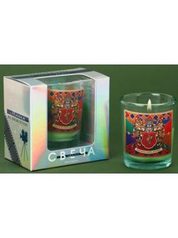 Новогодняя свеча в стакане «Магический аромат», сосна, высота 6 см