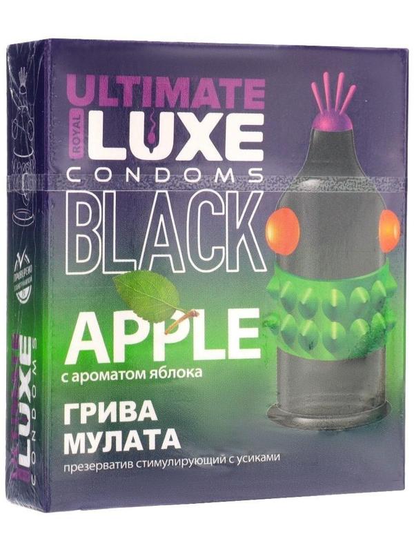 Презервативы Luxe BLACK ULTIMATE Грива Мулата, яблоко, 1 шт