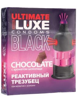 Презервативы Luxe BLACK ULTIMATE Реактивный Трезубец, шоколад, 1 шт