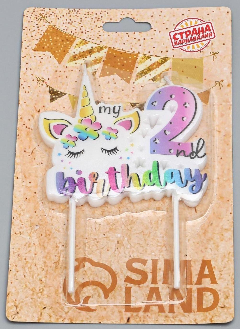 Свеча в торт 