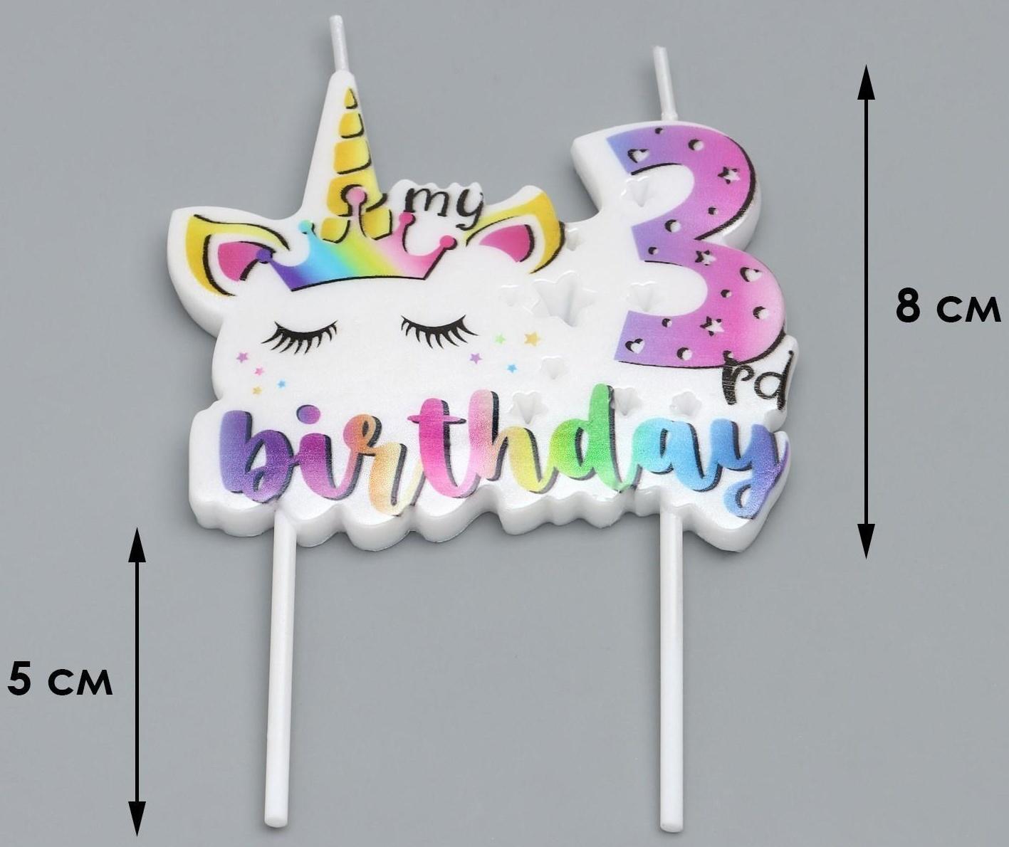 Свеча в торт 