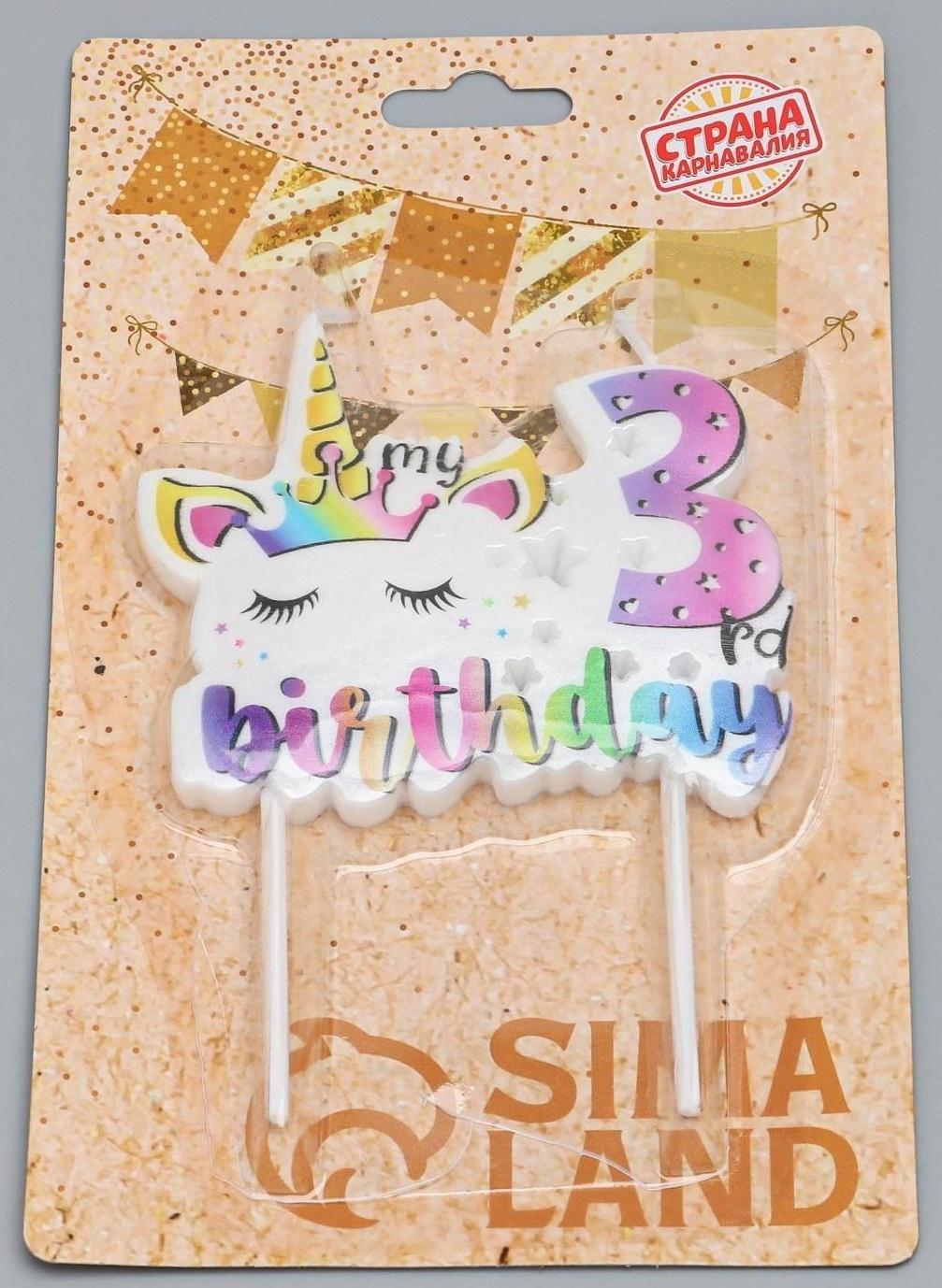 Свеча в торт 