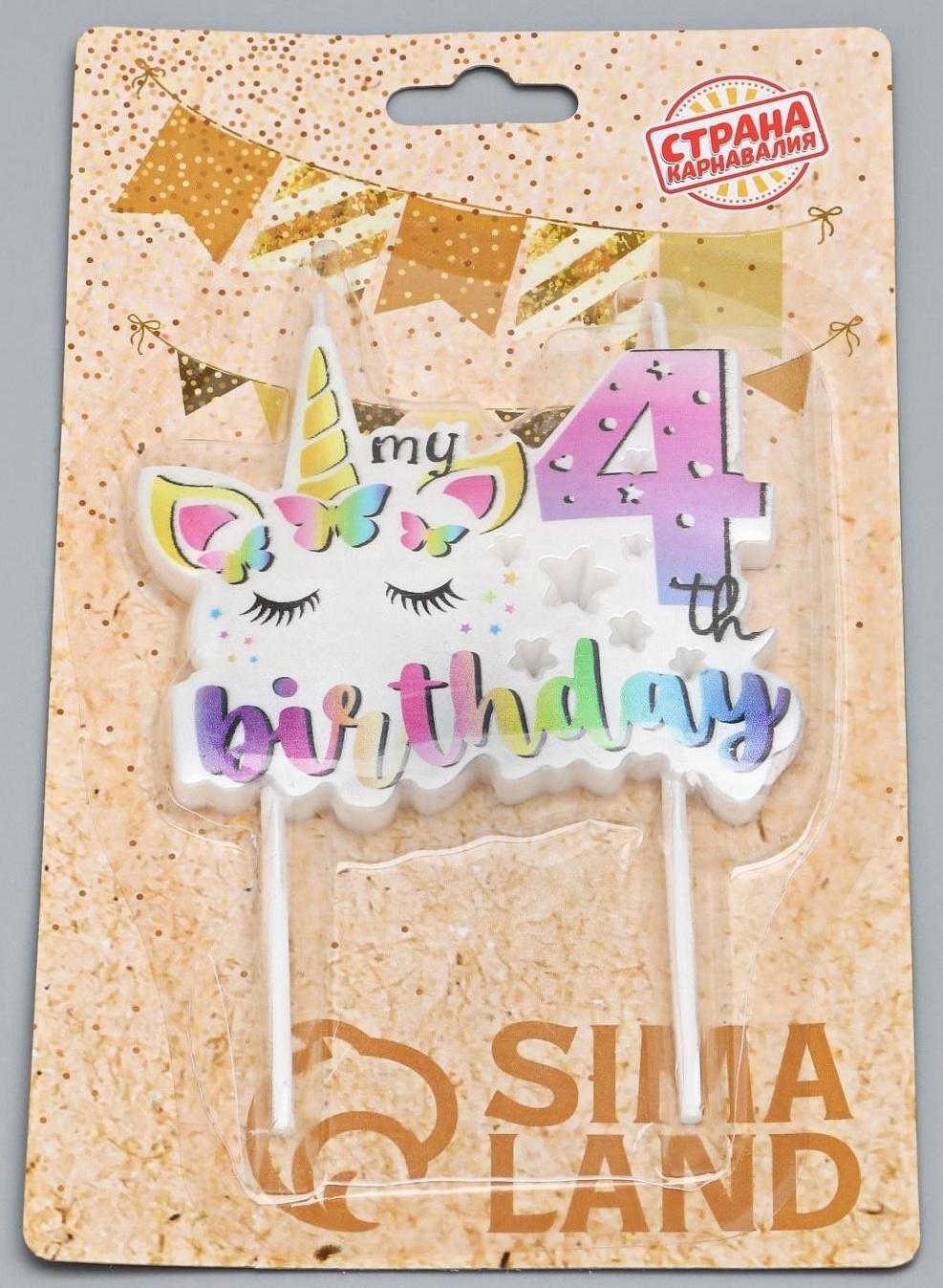 Свеча в торт 