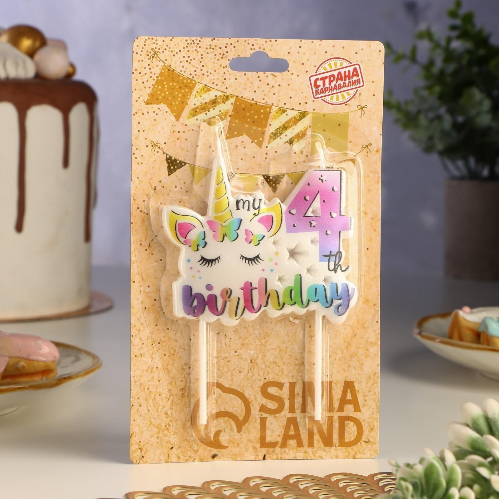 Свеча в торт 