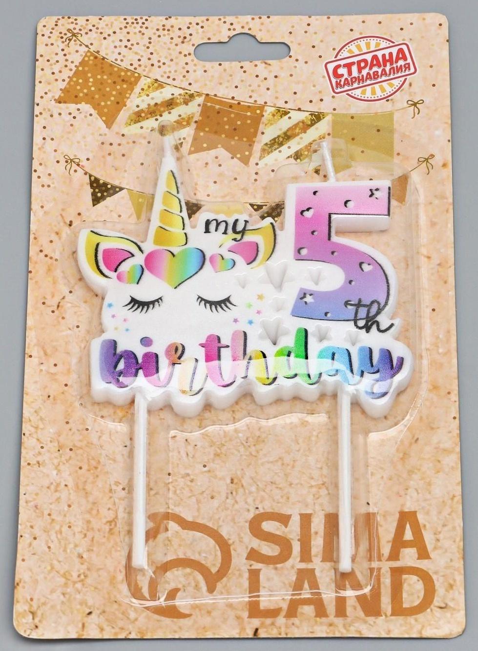 Свеча в торт 