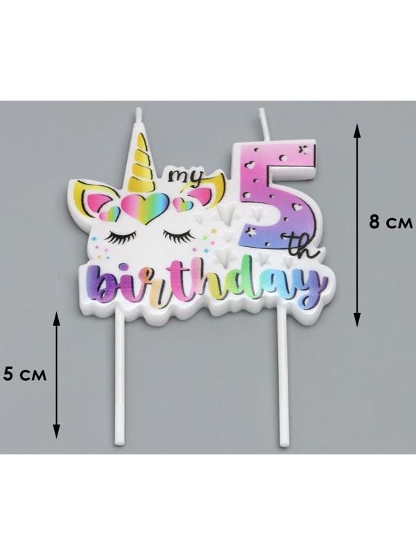 Свеча в торт 