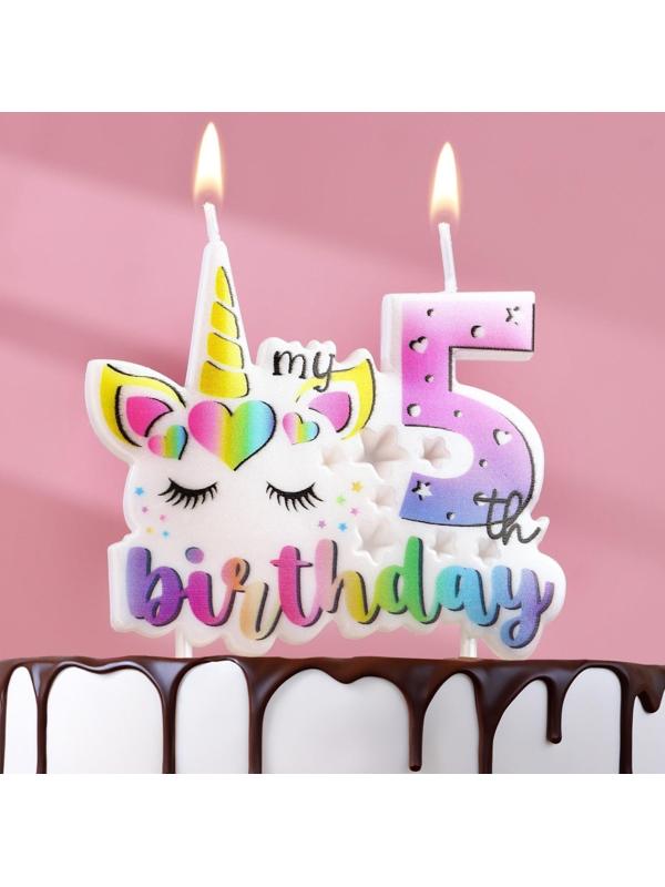 Свеча в торт 