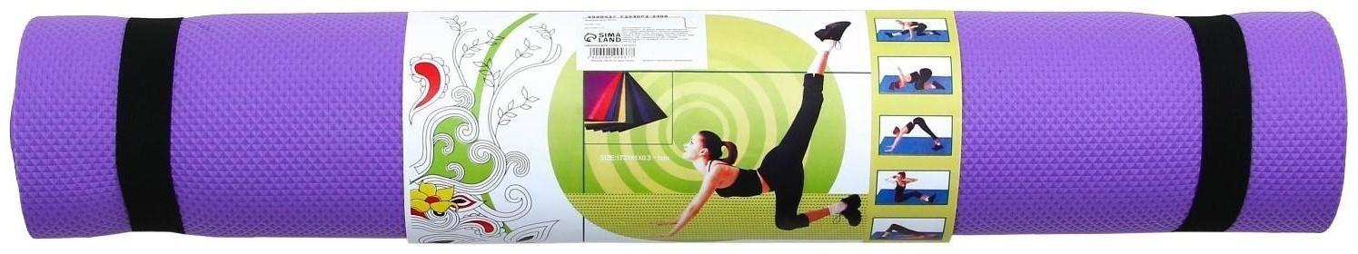 Коврик для йоги «Рука Фатимы», 173 х 61 х 0,4 см