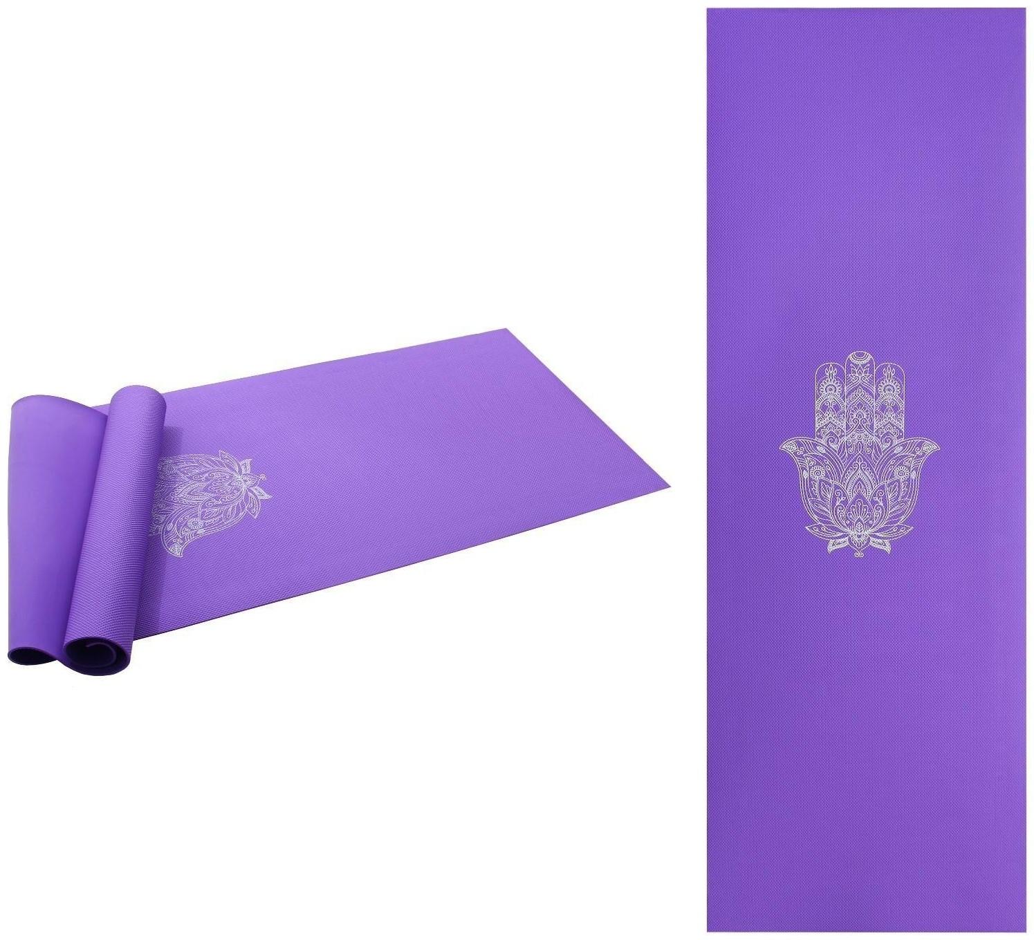 Коврик для йоги «Рука Фатимы», 173 х 61 х 0,4 см