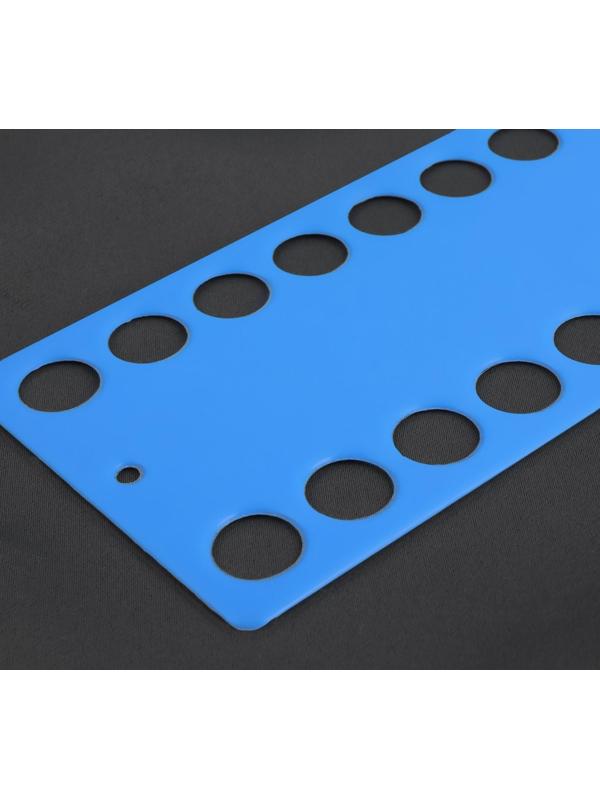 Органайзер для ниток мулине на 20 цветов, 19 × 8 см, цвет синий