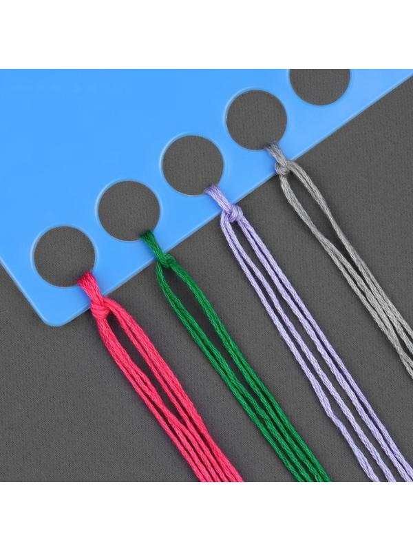 Органайзер для ниток мулине на 20 цветов, 19 × 8 см, цвет синий